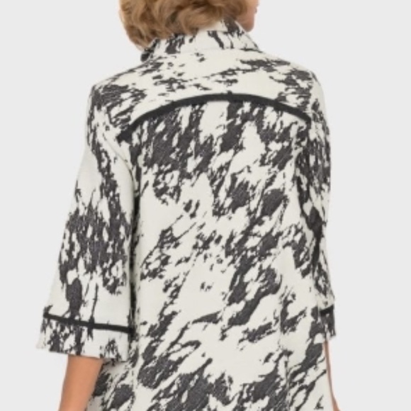 Joseph Ribkoff Cream/Black Jacket/Coverup NWOT - Picture 4 of 4